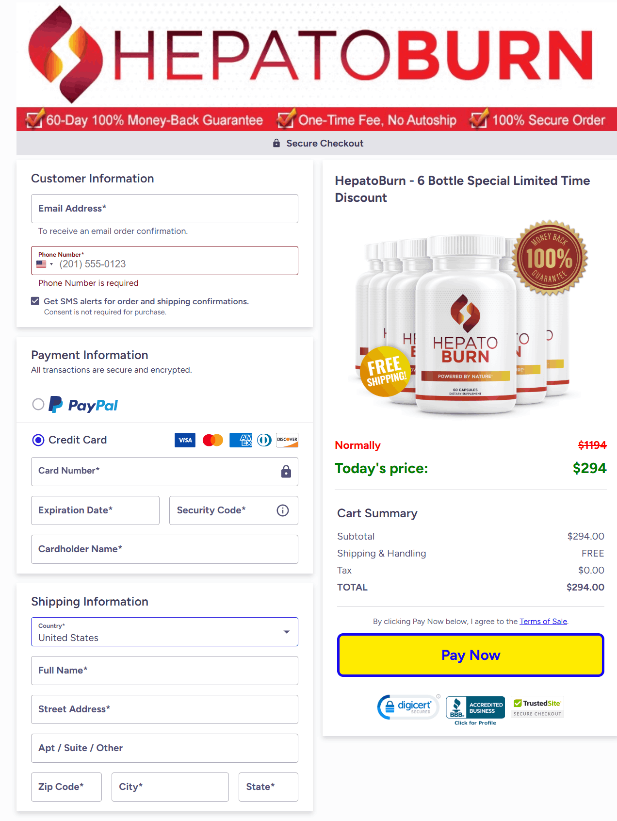 Hepatoburn order png